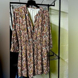 Daniel rain paisley tie dress